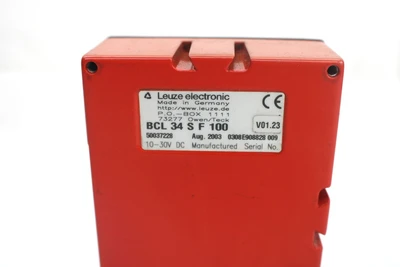 USED LEUZE ELECTRONIC BCL 34 SF 100