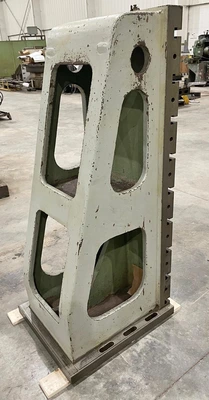 57″ X 20″ DEVLIEG COPY CAST IRON T-SLOTTED ANGLE PLATE