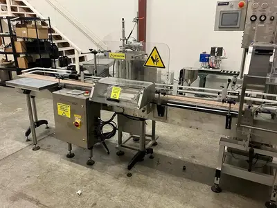 USED 2021 BELLATRX 1 GALLON PISTON FILLER AND PACKAGING LINE