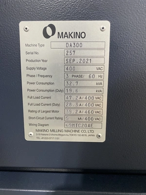 2021 MAKINO DA300 Vertical Machining Centers (5-Axis or More) | Rock Solid Tools (13)