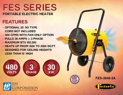 Used FOSTORIA _UNKNOWN_ Heaters South Carolina US | General Equipment and Supply #1491186