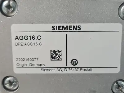 Siemens AGG16.C flame detector seat loc4D14