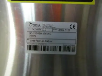 Metso Fiberlab Analyzer & Sample Unit