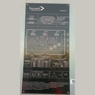 12MVA Federal Pacific Sub-Station Transformer