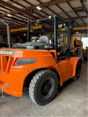 Used 2020 DOOSAN D80S Internal Combustion Forklifts: Pneumatic Tire Pennsylvania US | National Lift Equipment #1382248