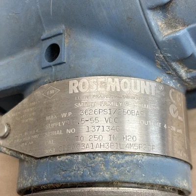 Used Rosemount 3051CD2A03A1AH3B1L4M5P2CF PLC Processors Indiana US | J&J Industrial Supply #1285257