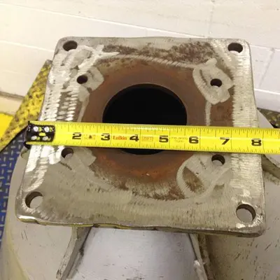 USED METAL FABRICATOR HOPPER835