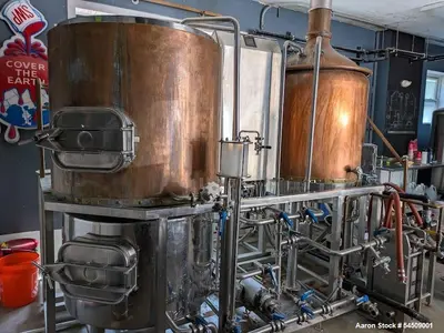Used Allied Beverage Tanks 3.5 BBL Electric Brewhouse System with Fermenters & Brite Tanks