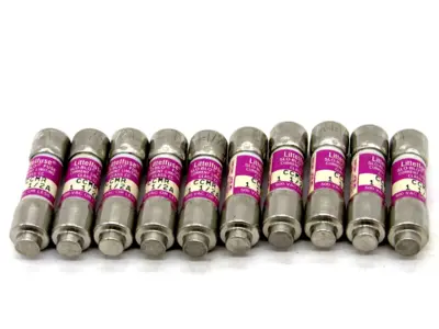 NEW LOT OF 10 LITTLEFUSE CCMR 1 1/2 FUSES CCMR112