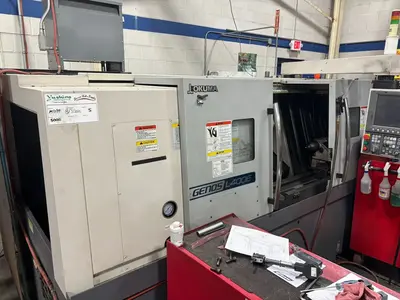 2012 OKUMA GENOS L400E CNC Lathes | Toolquip, Inc. (1)