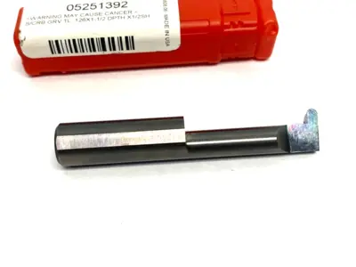 USED ACCUPRO GROOVING TOOL: 1/2" SHANK DIA SOLID CARBIDE ACC-GF125-24