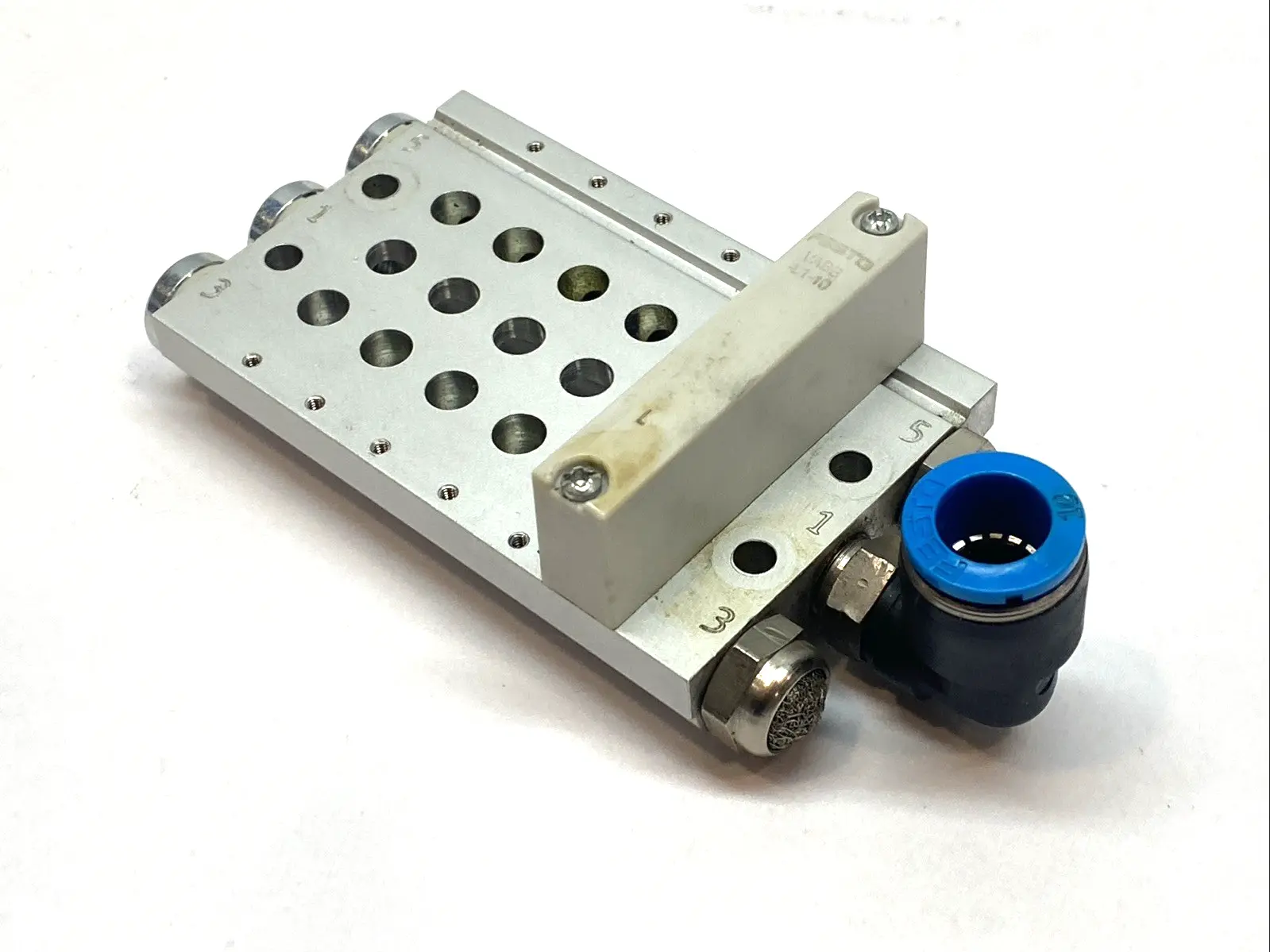USED FESTO MANIFOLD RAIL 6-STATION G1/4 10BAR 566622