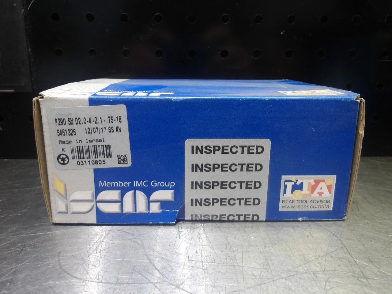 Iscar 2" 4 Flute Coolant Thru Milling Cutter 3/4" Arbor P290 SM D2.0-4-2.1-.75-18 (LOC2563B)