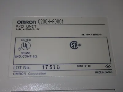 NEW OMRON C200HAD001