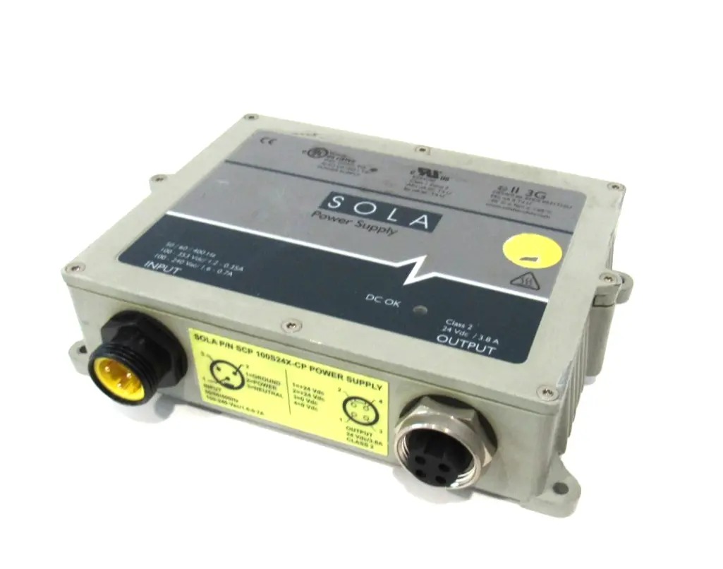 USED SOLA SCP 100S24X-CP POWER SUPPLY SCP100S24XCP