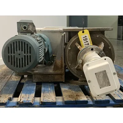 Used 10" Stainless Steel Flo-Tronics Rotary Airlock Feeder Valve