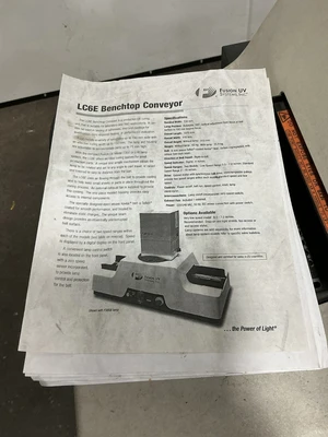 Used FUSION UV SYSTEMS LC-6 UV Curing Systems Ohio US | Equipment Recovery Corp. #1331822