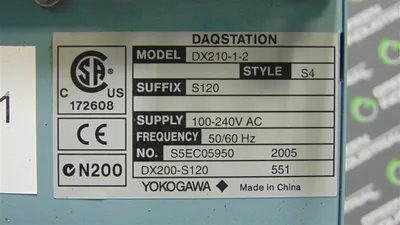 USED YOKOGAWA DX210-1-2