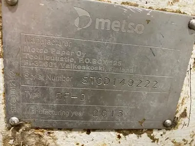 METSO MODEL DF-0 OPTIFINER 250 HP NEW  2013  PF