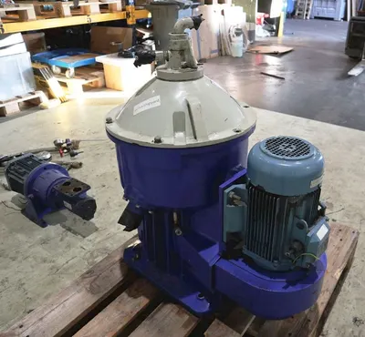 Alfa-Laval P-626 lube oil purifier, 316SS.