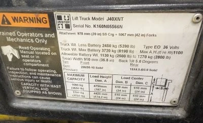 Used HYSTER J40XNT Misc Forklifts Minnesota US | SOMINN MACHINERY SALES #1293395