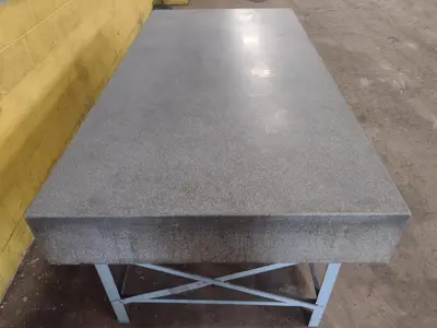 8' X 4' X 10" CHALLENGE PRECISION LAYOUT INSPECTION GRANITE TABLE: STOCK #23798