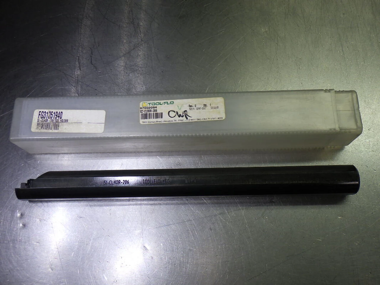 Tool Flo Indexable Boring Bar 1.25" Shank 14" OAL SI-CHLOR-206 (LOC2783B)