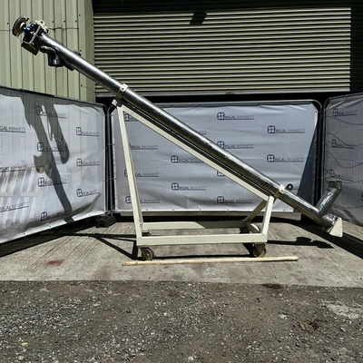 Stainless Steel Tubular Conveyor 150MM Dia x 3,750MM