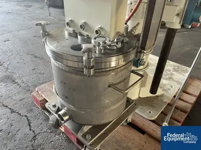 USED Cowles 5 Gal Morehouse Cowles Triple Shaft Vacuum Mixer, Model VIscomax 3V-5-5-3X