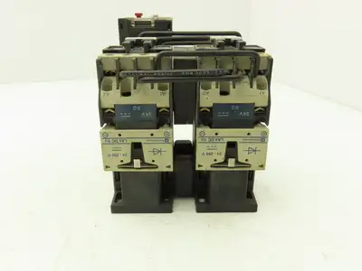 Telemecanique LP2D0901 Reversing Contactor With Overload 3 Ph 7.5Hp 20A 600V