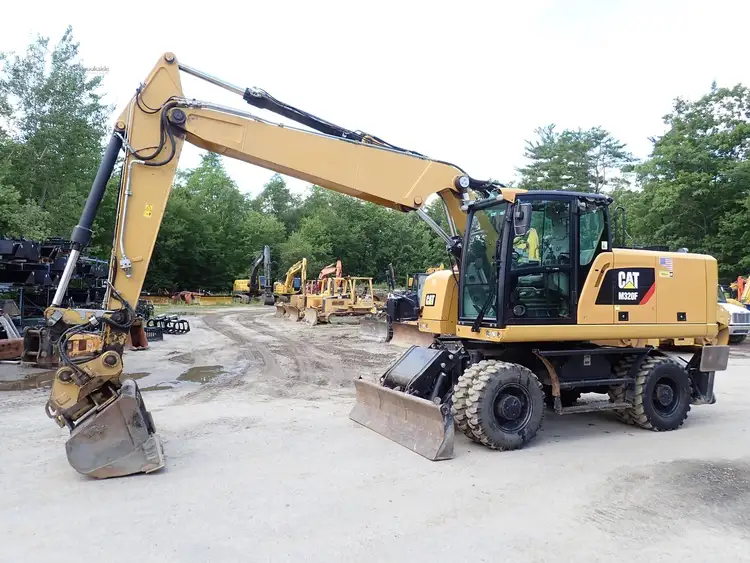 Used 2017 CATERPILLAR M320F Wheel Excavators Massachusetts US | Brookside Equipment Sales #1422124