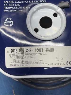 NEW Belden 9616