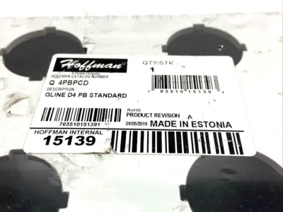 Q4PBPCD | Hoffman  QLine D Pushbutton Enclosure Type 4X 4PBx30.5mm Light Gray - New
