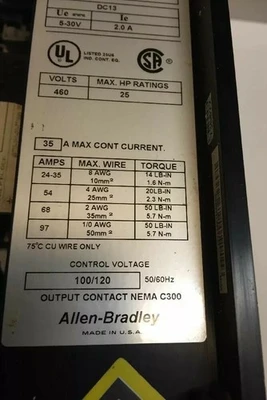 USED Allen Bradley 150-A35NB-ND