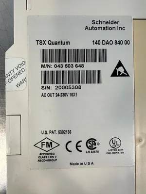Used Schneider Schneider 140DAO84000 PLC Processors | Palmetto Automation #1148584