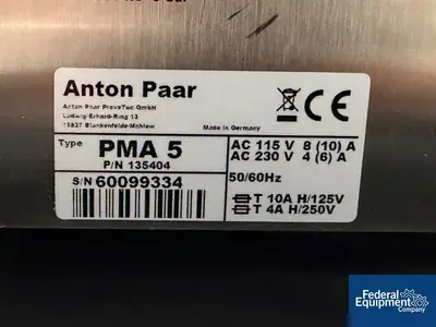 Used Anton Paar Anton Paar PMA5 Flash Point Tester Miscellaneous Laboratory Equipment Ohio US | Federal Equipment Company #971812