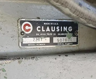 USED 1966 CLAUSING 2287