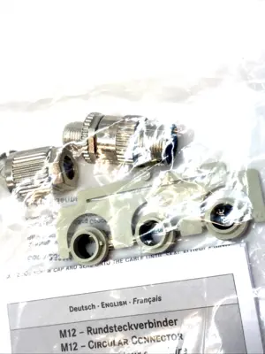 NEW MURRELEKTRONIK M12 D‑CODE 4‑PIN FIELD‑WIREABLE CONNECTOR