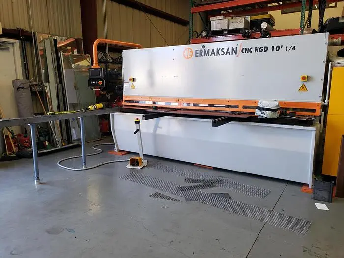 Used ERMAKSAN HGD3100-6 Power Squaring Shears (Inch) California US | MANUFACTURING SOLUTIONS #300959