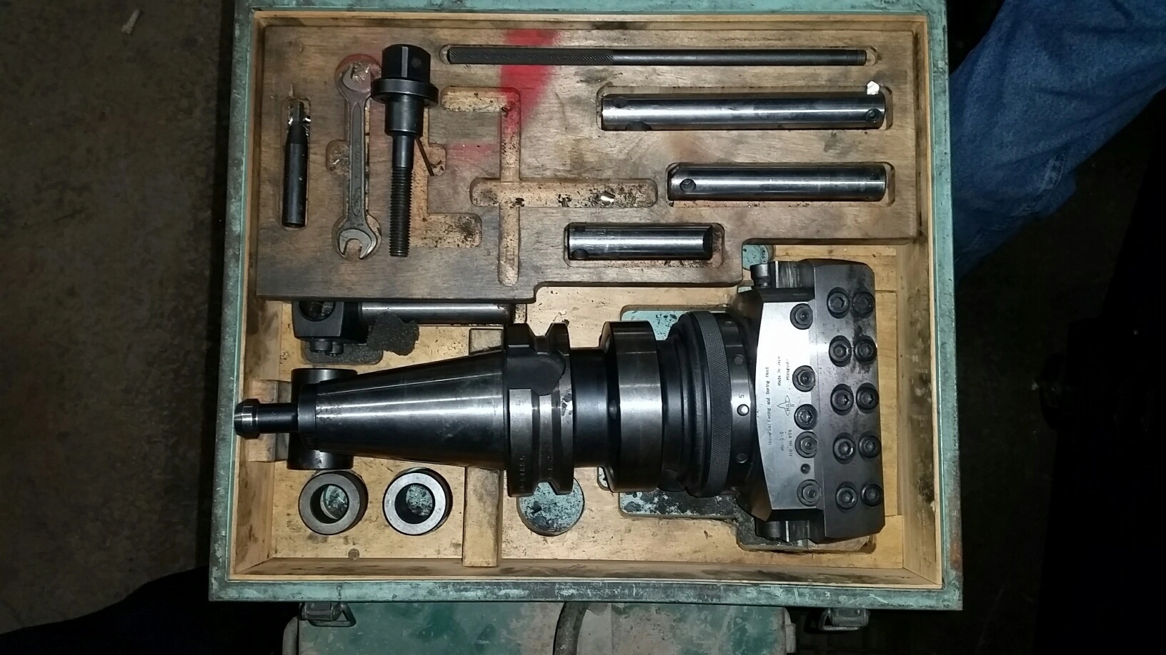 USED NAREX MU-S-5 BORING AND FACING HEAD