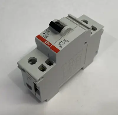 Used ABB Miniature Circuit Breaker 1-Pole DIN Rail w/ Auxiliary Contact Circuit Breakers Michigan US | Maverick Industrial Sales #1389379