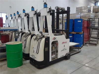 2017 Egemin EGV Automated Forklifts, 2,500 LB Capacity