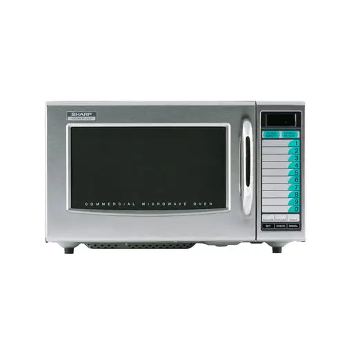 Microwave Oven, Medium Duty, 1000 Watts, 1.0 Cu. Ft. Capacity, Stainless Steel D