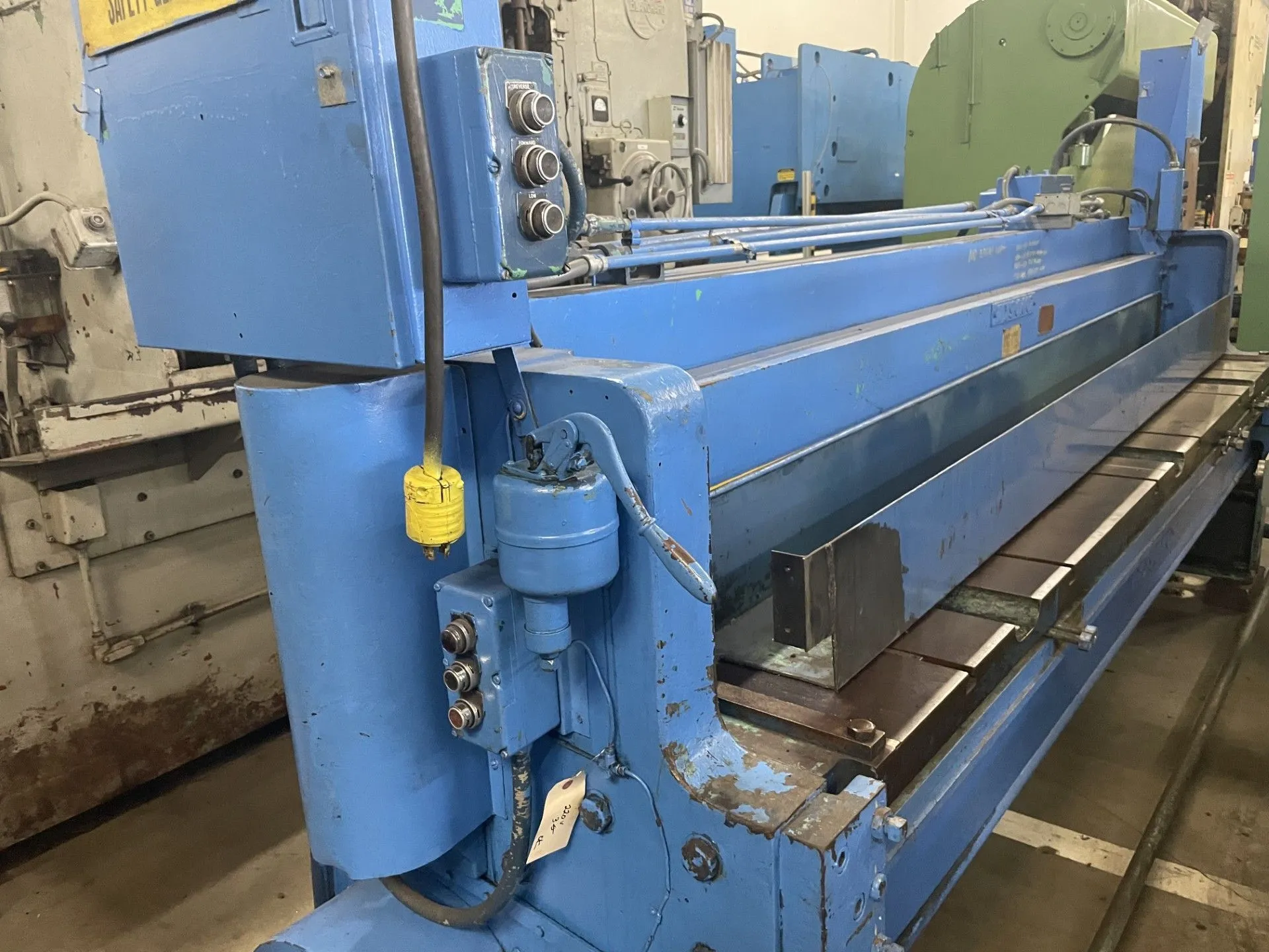Used WYSONG 1010-RD Power Squaring Shears (Gauge) California US | Wheeler Machinery Sales #1171893