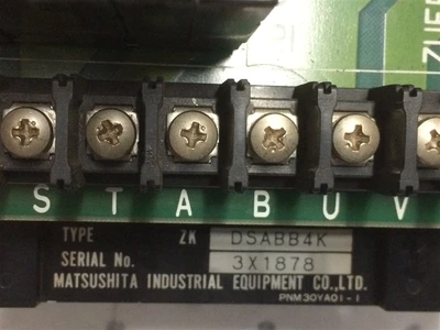 USED MATSUSHITA ELECTRIC ZK DSABB4K-PANASONIC SERVO DRIVER