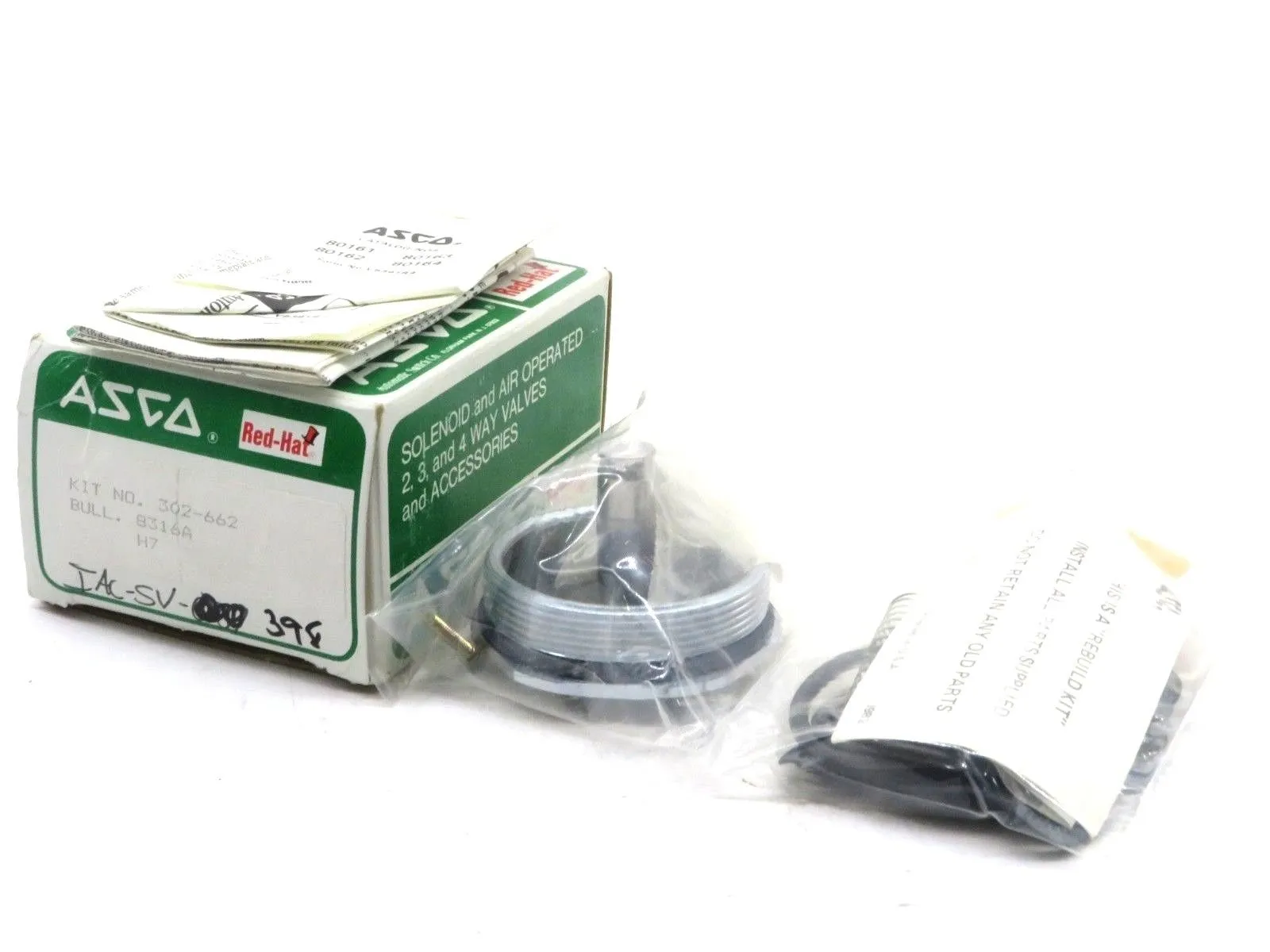 NEW ASCO 302-662 REBUILD KIT 8316A 302662