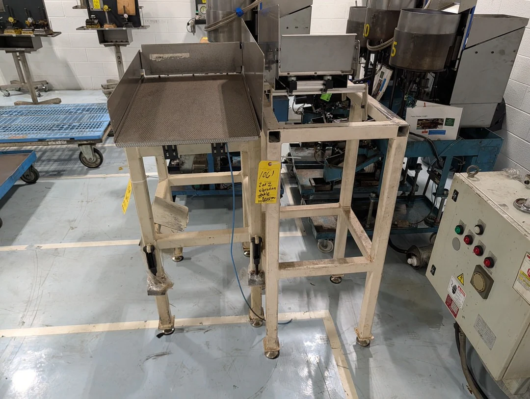 (2) Pneumatic Vibration Tables