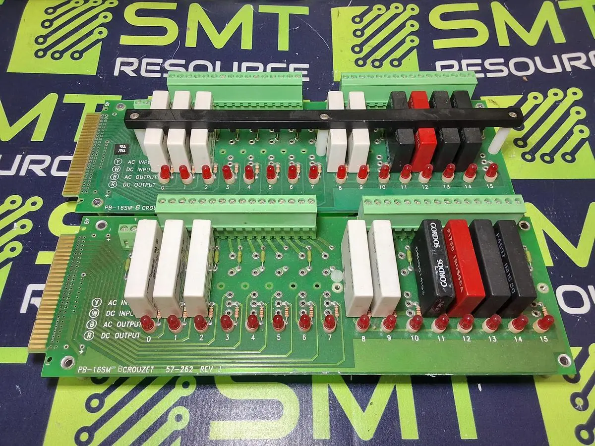 CROUZET 57-262 REV J PB-16SM POSITION I/O RACK
