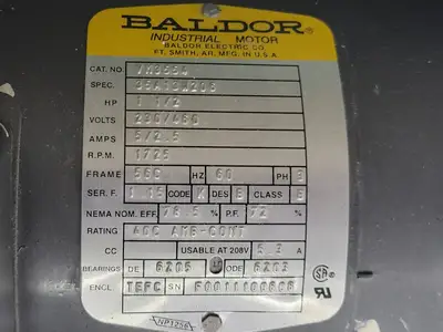 USED BALDOR VM3554