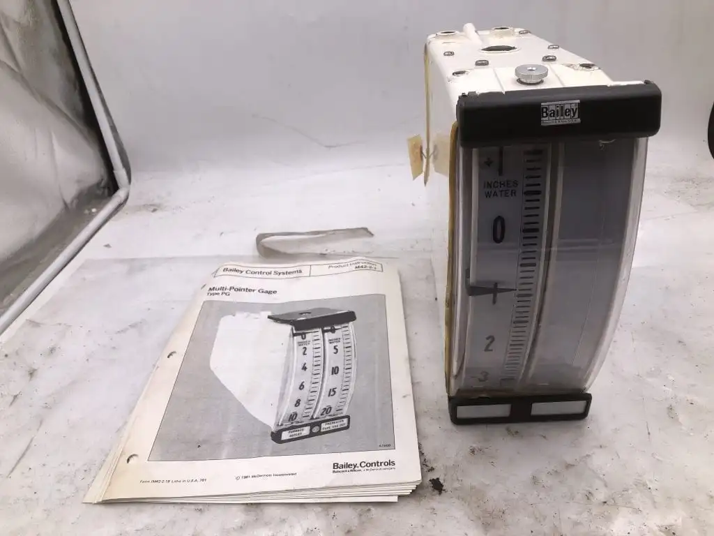 Bailey Control Systems PG3V Multi-Pointer Liquid Level Gauge 120VAC 60Hz